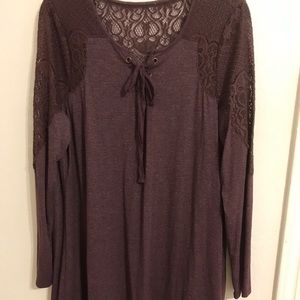 Oversized Maroon top